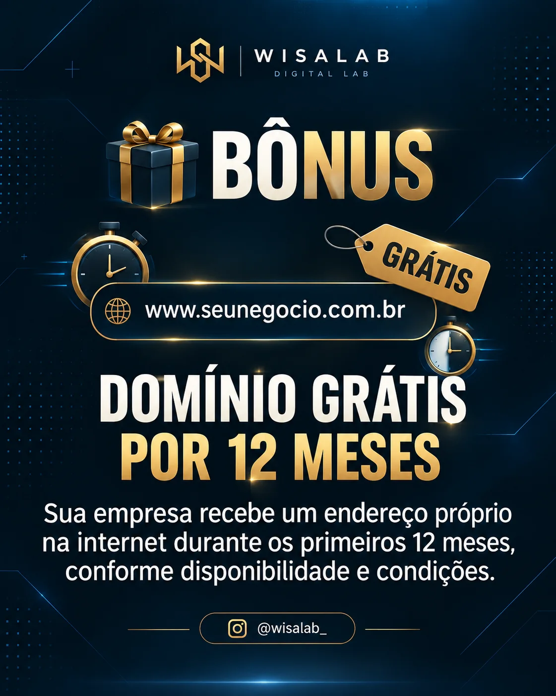 Bônus da proposta Wisalab