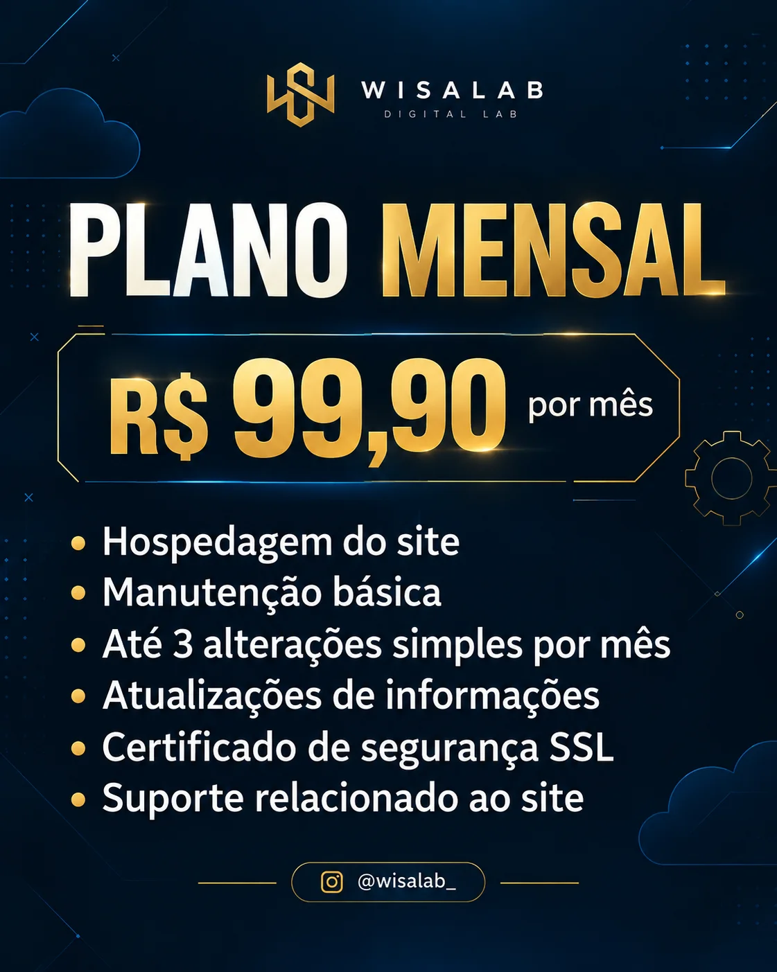 Plano mensal Wisalab