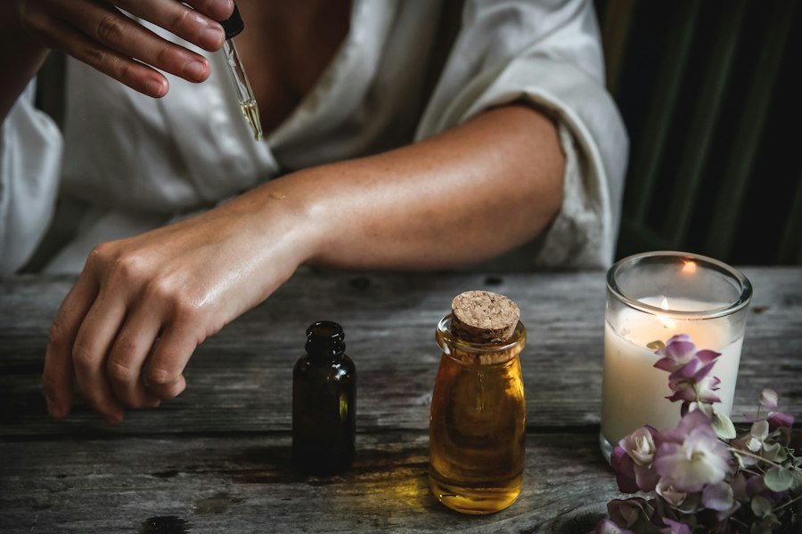 Óleos e velas do ritual