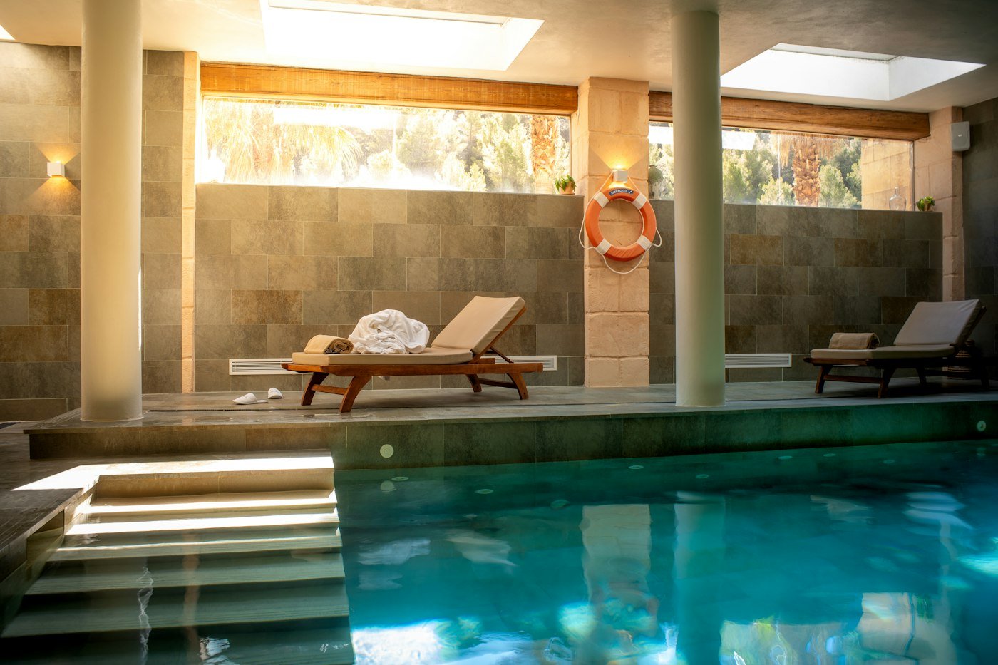 Piscina aquecida do Wisa Spa